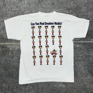 Vintage 90's Can You Find Drunk Wadlo Parody T-Shirt XL